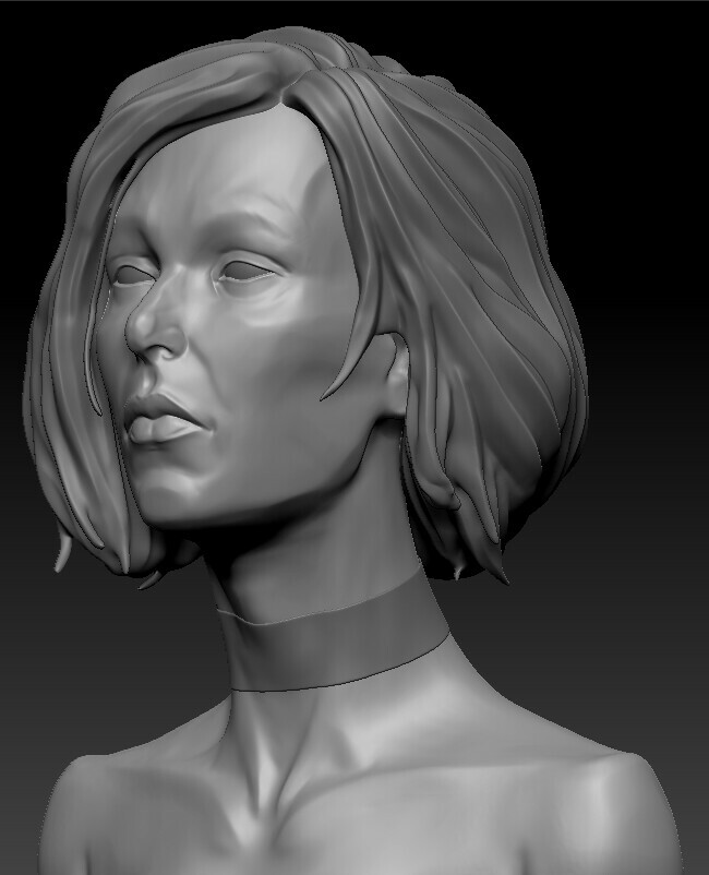 ArtStation - Dishonored fanart 3D print ready - Prostitute | Resources