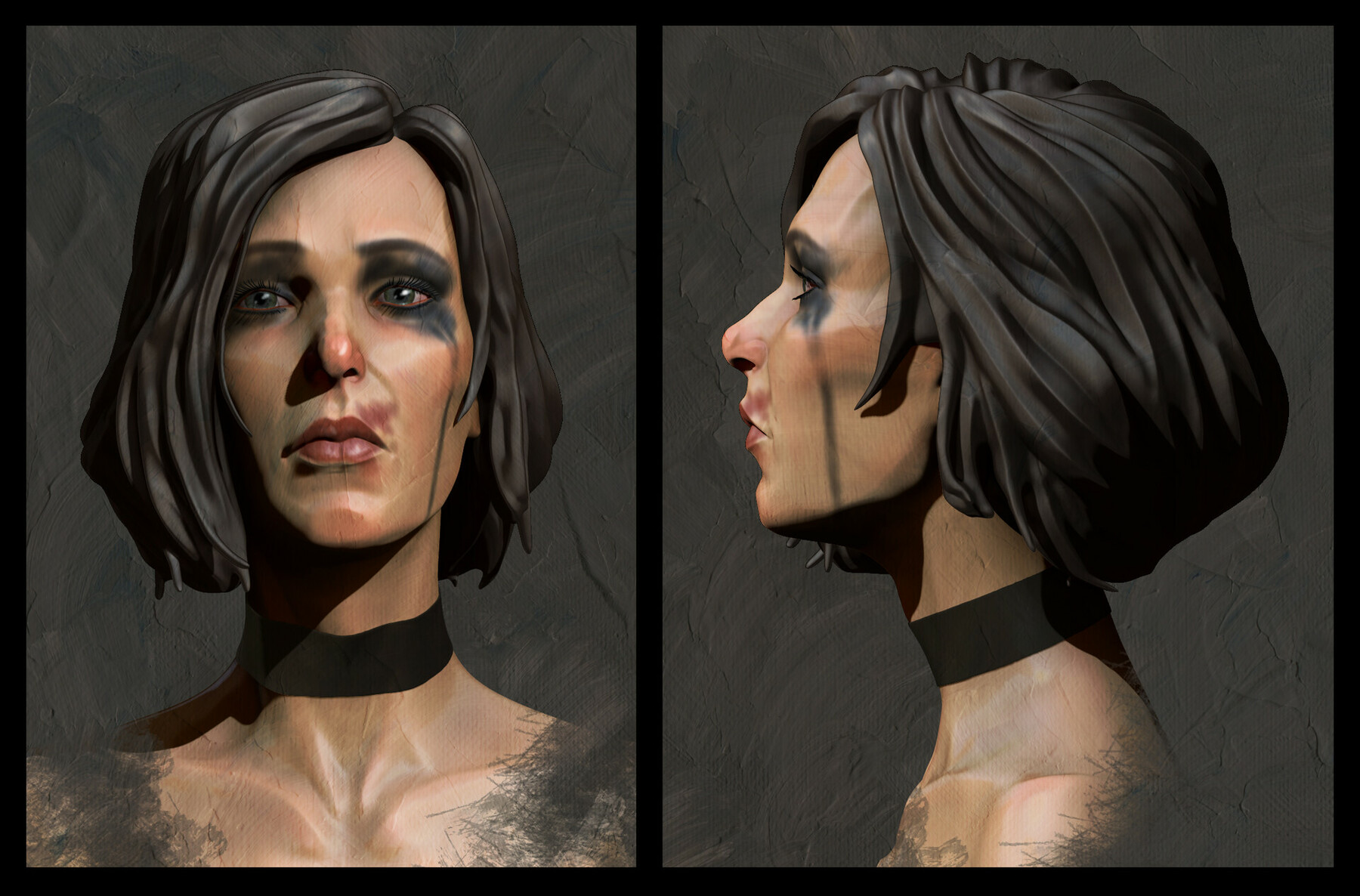 Artstation Dishonored Fanart 3d Print Ready Prostitute Resources