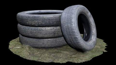 old tires (3D Scan)