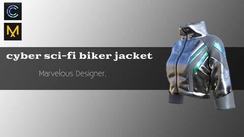 Jacket - Marvelous Designer & CLO3d projects + OBJ