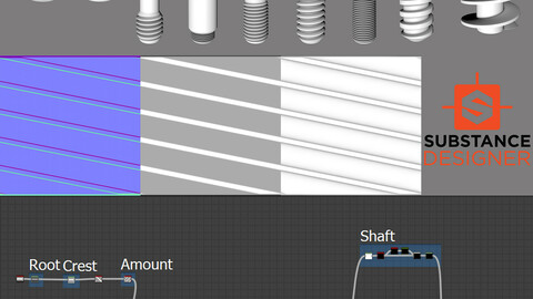 Substance - Bolt Thread Generator