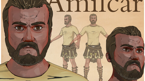 Gladiator 3D character