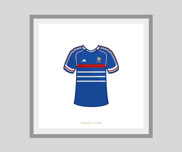 Affiche Vintage – Coupe Du Monde 1998 – France 98, Ville De Saint-Étienne