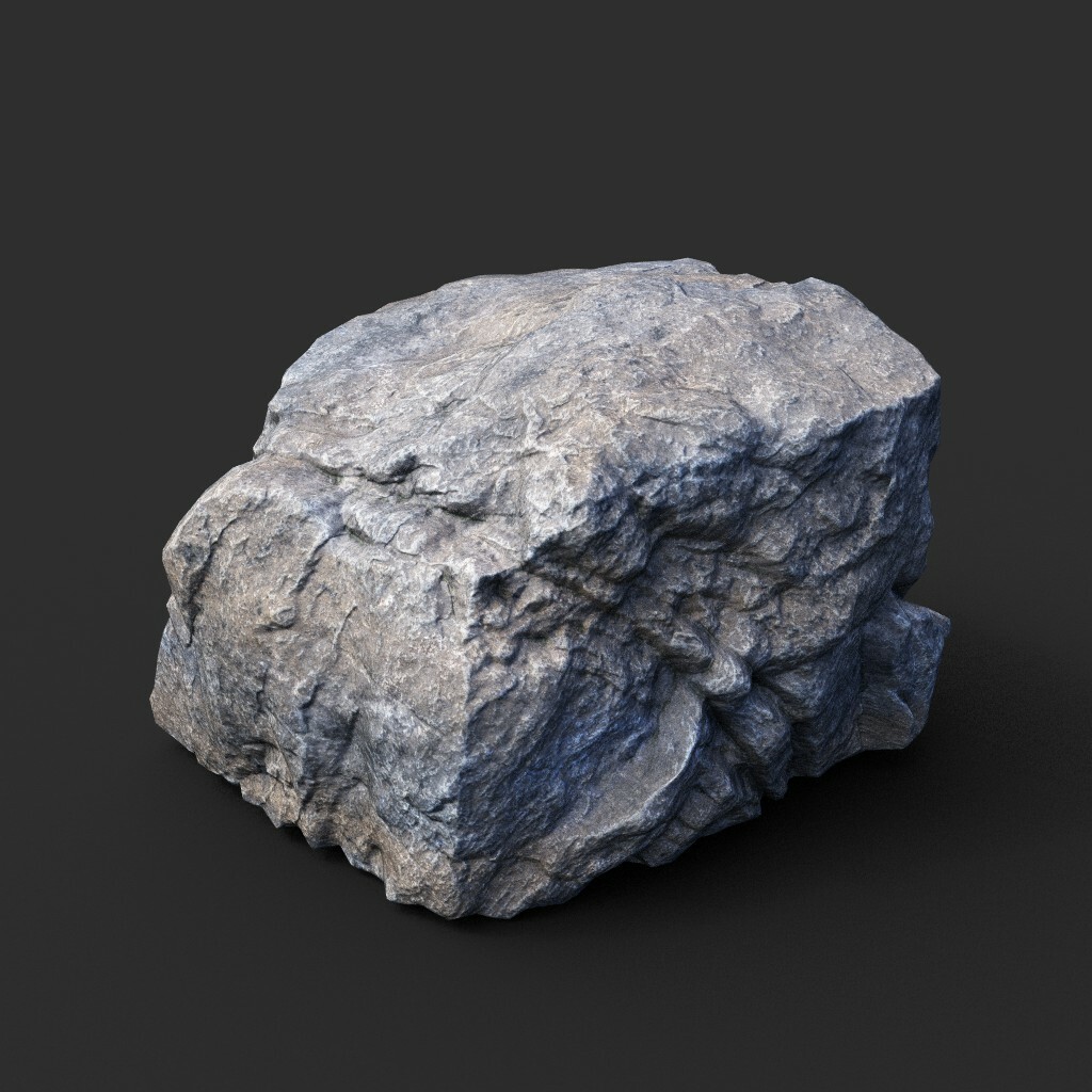 ArtStation - Gray Boulder Beach Rock Collection 210110 | Game Assets