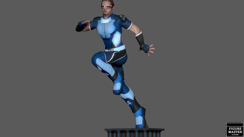 A-TRAIN STATUE THE BOYS AMAZON HERO CHARACTER ATRAIN 3D print model