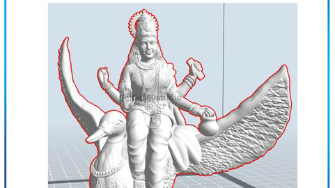 laxmi Idol 3D Printable model