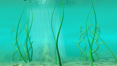 Under Water Location - 01 - Animation and Rigged