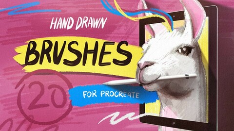Hand Drawn Brushes for Procreate