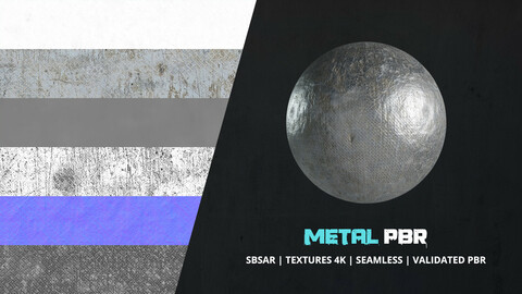 Textures Scratched Metal 4k Pbr - 09