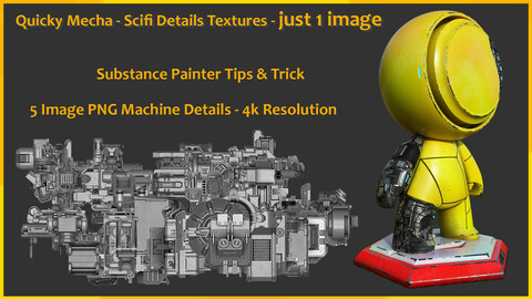 Quicky Mecha - Scifi Details Textures - Just 1 image