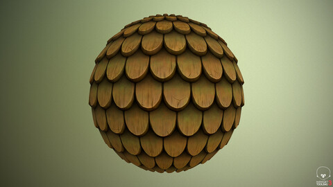 Shingled Roof Material - Substance Designer