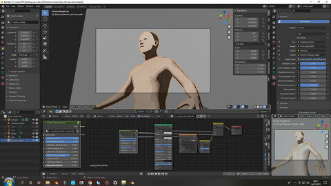 Anime / Manga NODE group for blender eevee