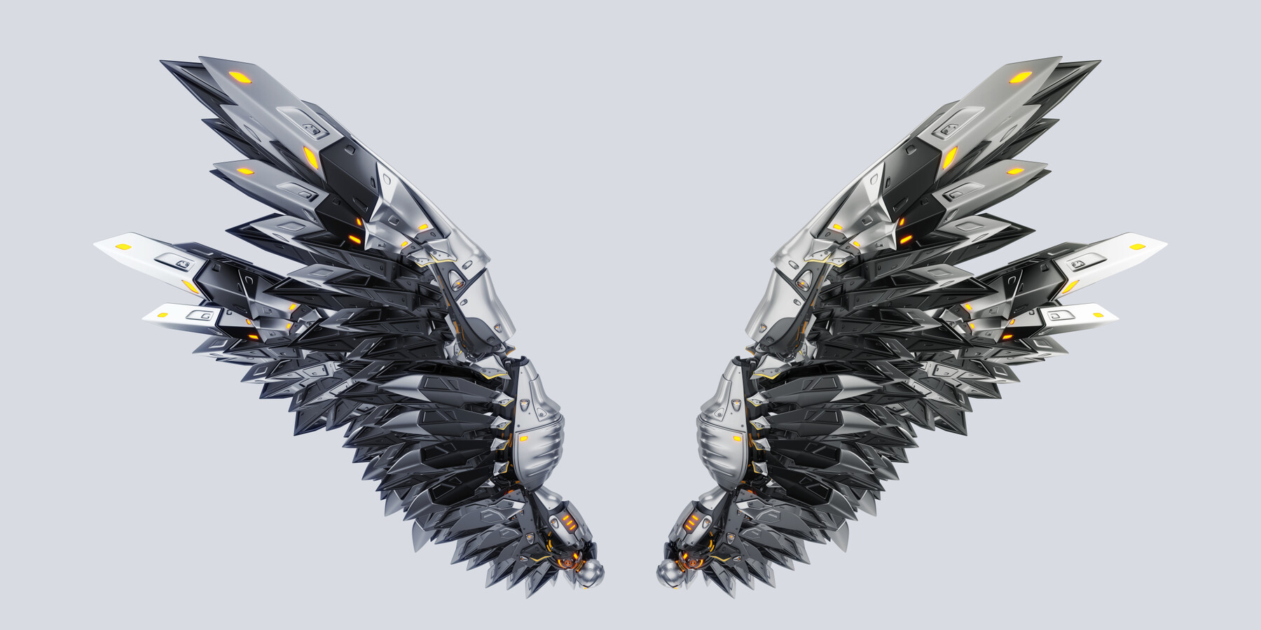ArtStation - Sci-fi mecha wings image set vol. I | Resources