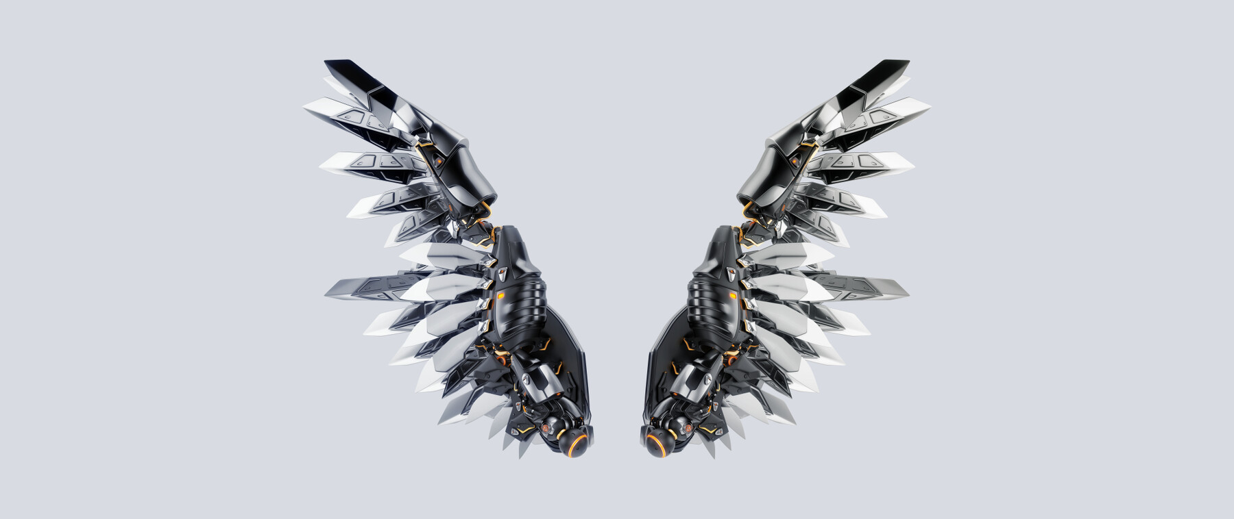 ArtStation - Sci-fi mecha wings image set vol. II | Resources