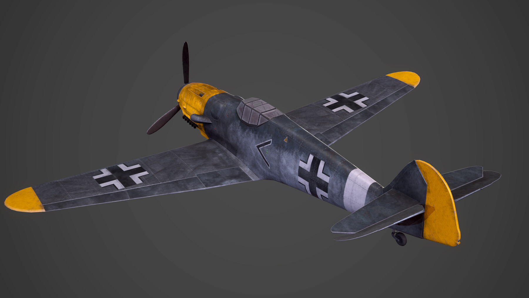 ArtStation - Messerschmitt BF-109 - Game Ready | Game Assets