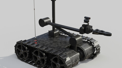 Bomb disposal EOD wheelbarrow robot