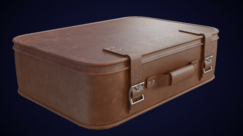 Classic Leather Suitcase