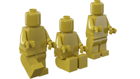 Lego mans 3d model