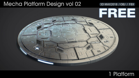 Sci-Fi Mecha Platform  Kit vol 2 Free