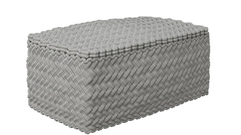 Wicker basket 3d model