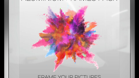 Aluminium Frames Photoshop Pack