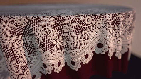 Procedural Lace/Appliqué Material