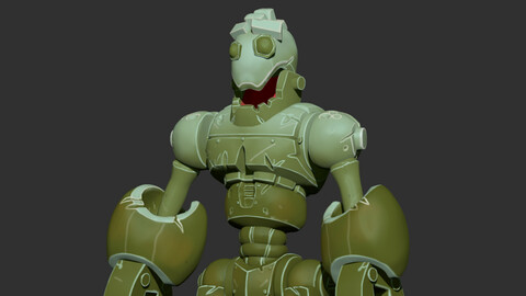 Robot Toy Model Sculpt