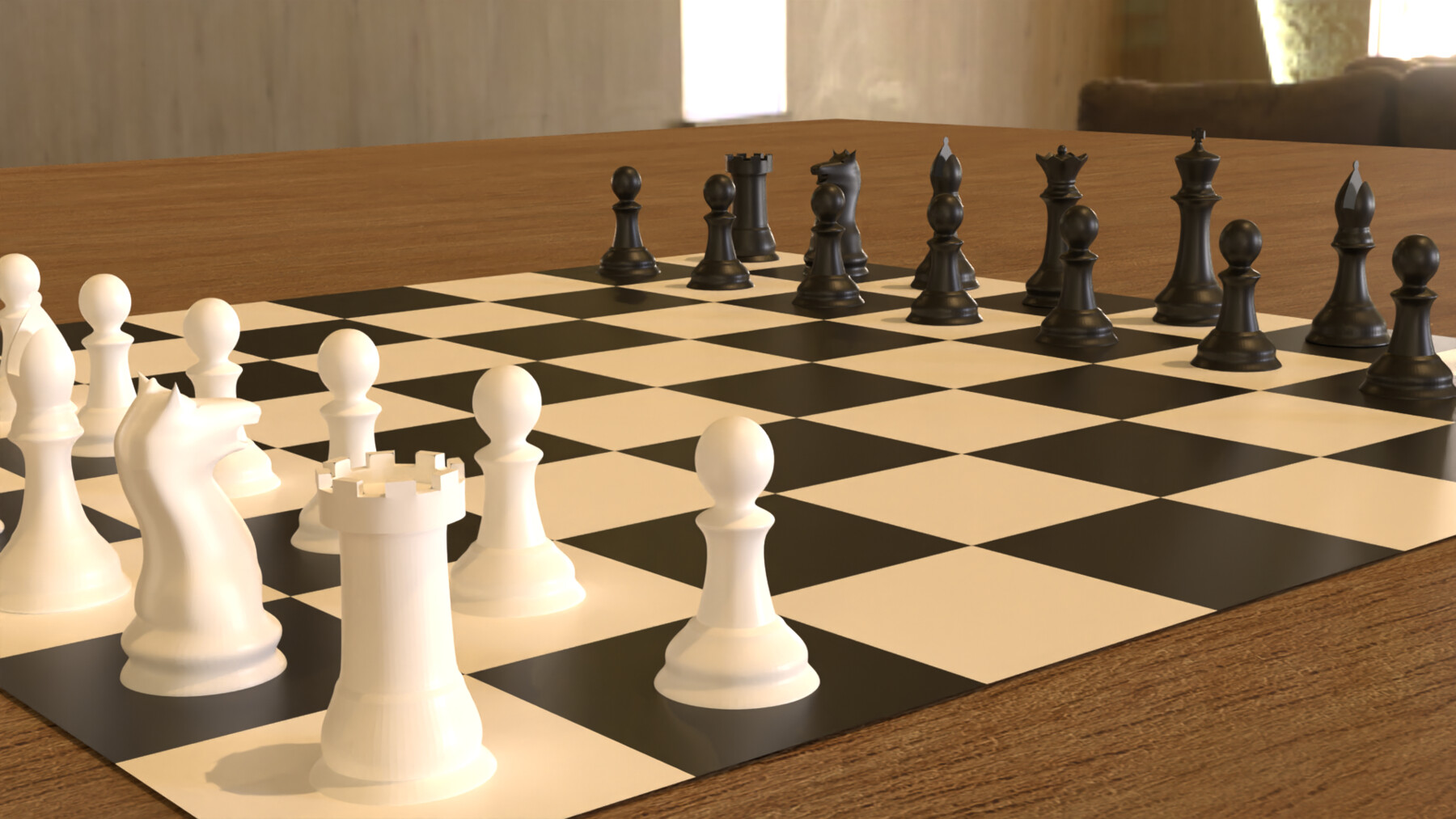 ArtStation - Low poly 3D Chessboard Game assets