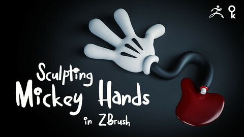 Creating Mickey Hands in ZBrush