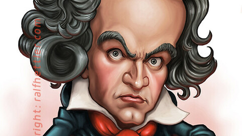 ArtStation - Ludwig van Beethoven beautiful digital illustration ...