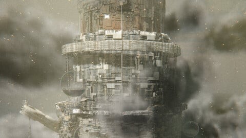 Babel tower - blender eevee building