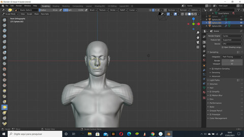 Bald man without limbs