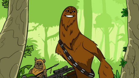 Wookie at Endor Star Wars