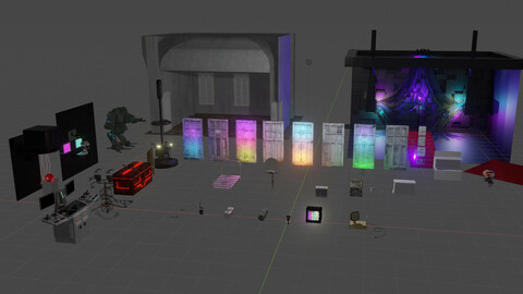 Cyberpunk Lab Asset Pack