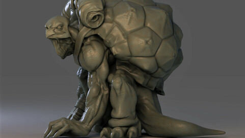 Turtle land Assassin  !!  (STL for 3d printing )