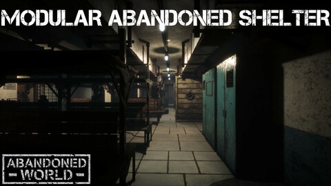 Modular Abandoned Shelter for UE4