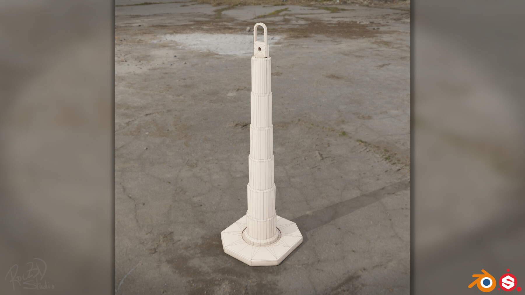 ArtStation Road Cones and Pylons Pack Resources