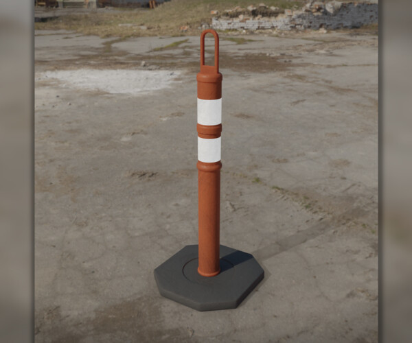 ArtStation Road Cones and Pylons Pack Resources