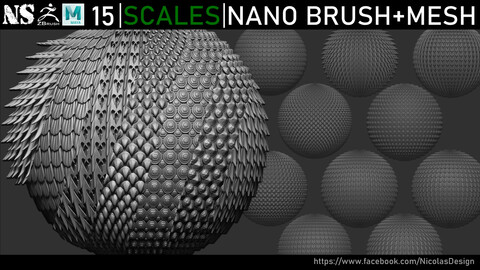 Zbrush - Scale Nanomesh + Meshes