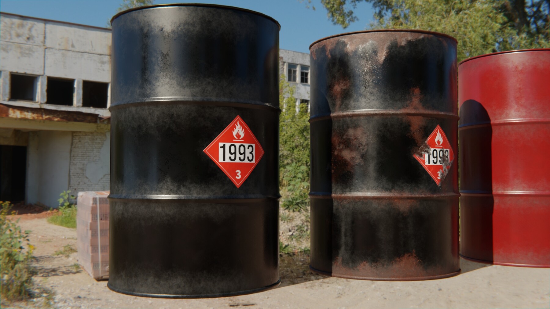 Artstation 55 Gallon Drums 6 Pack Resources