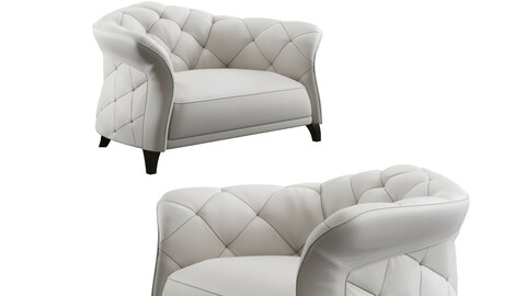 Danetti LEATHER ARMCHAIR 3d model