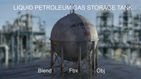 Industrial Liquid Petroleum Gas Spherical Storage Tank