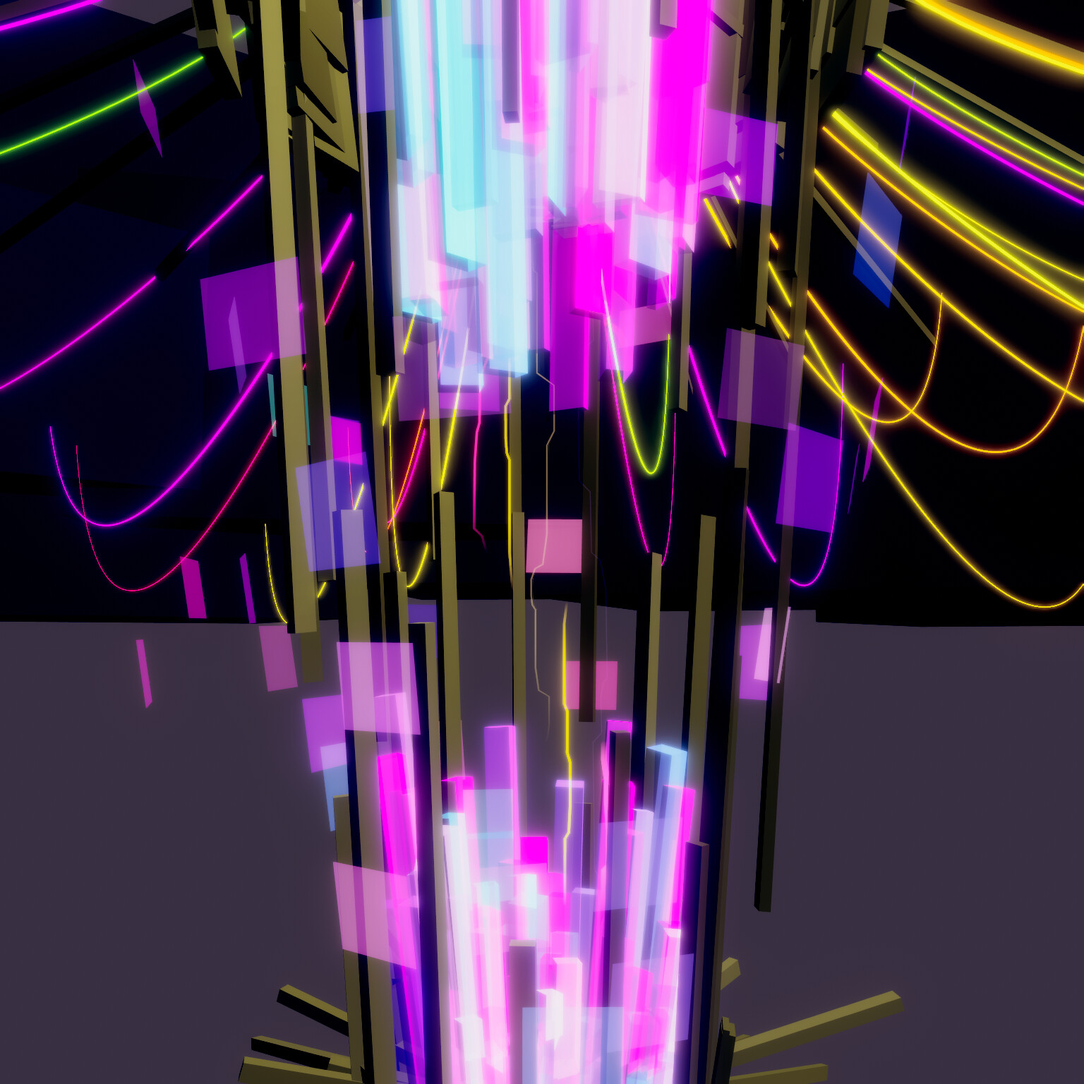 ArtStation Cyber Effects Beacon Game Assets