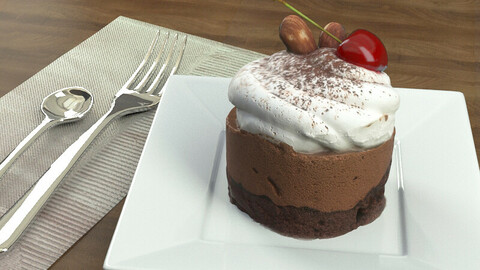 Cherry Cake and Almonds.