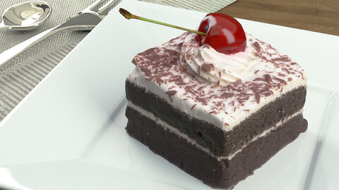 Cake Chocolate Cherry Cream.