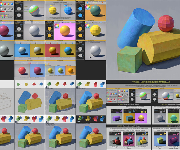 ArtStation   PAINTING BASICS: COLOR | Tutorials | Painting, Artwork