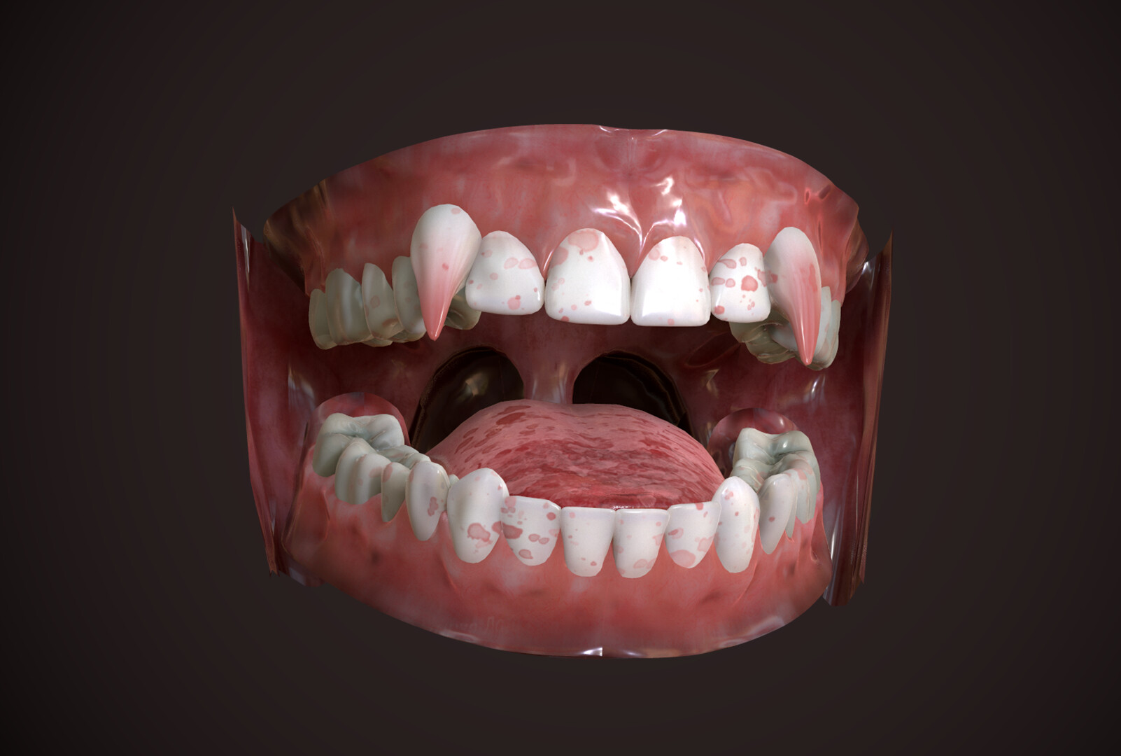 monster teeth texture