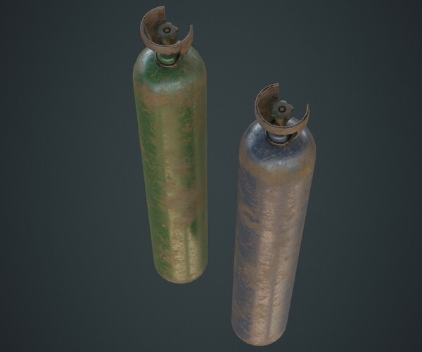 ArtStation - Gas Cylinder 2C | Game Assets