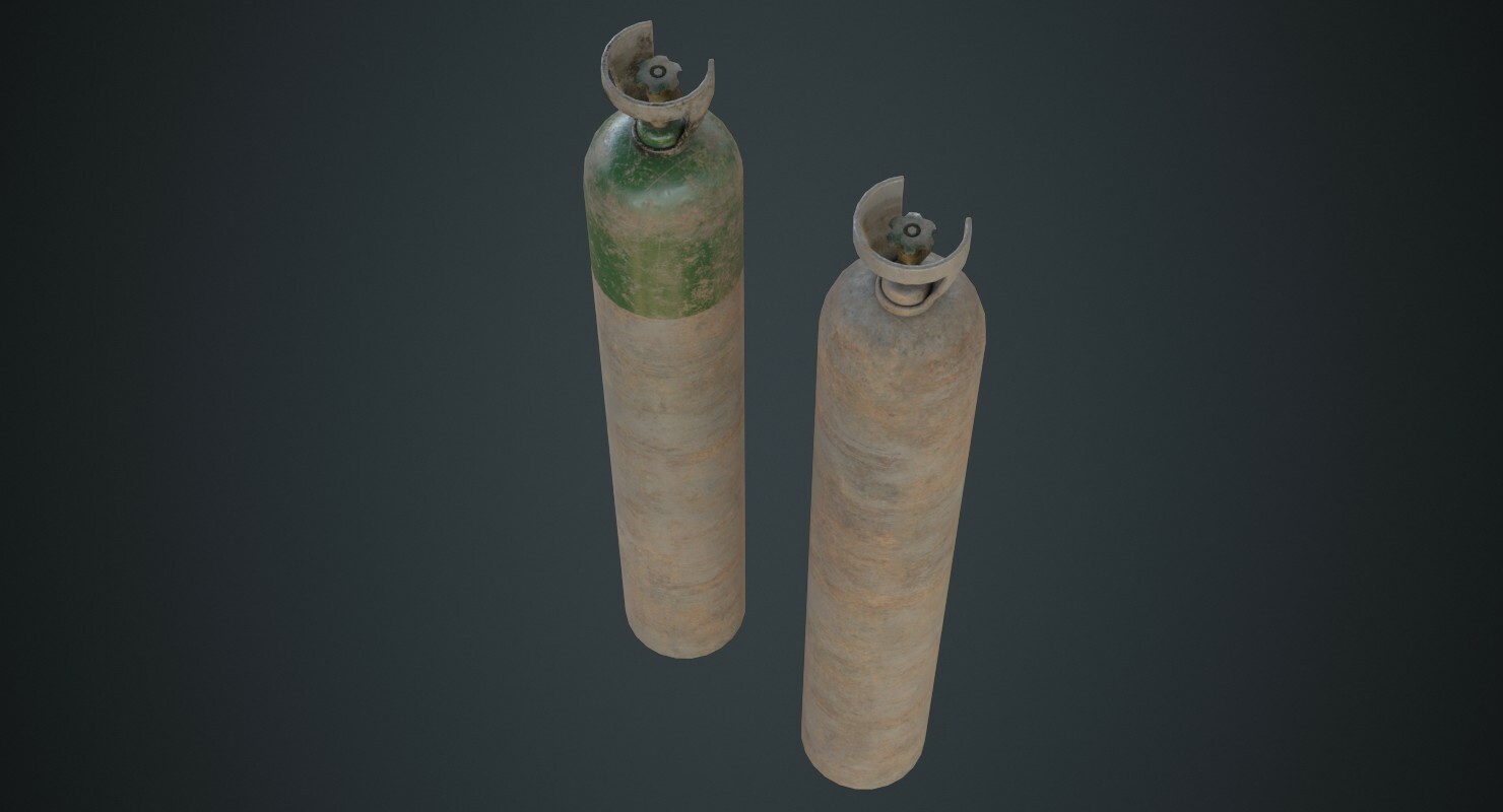 ArtStation Gas Cylinder 2D Game Assets