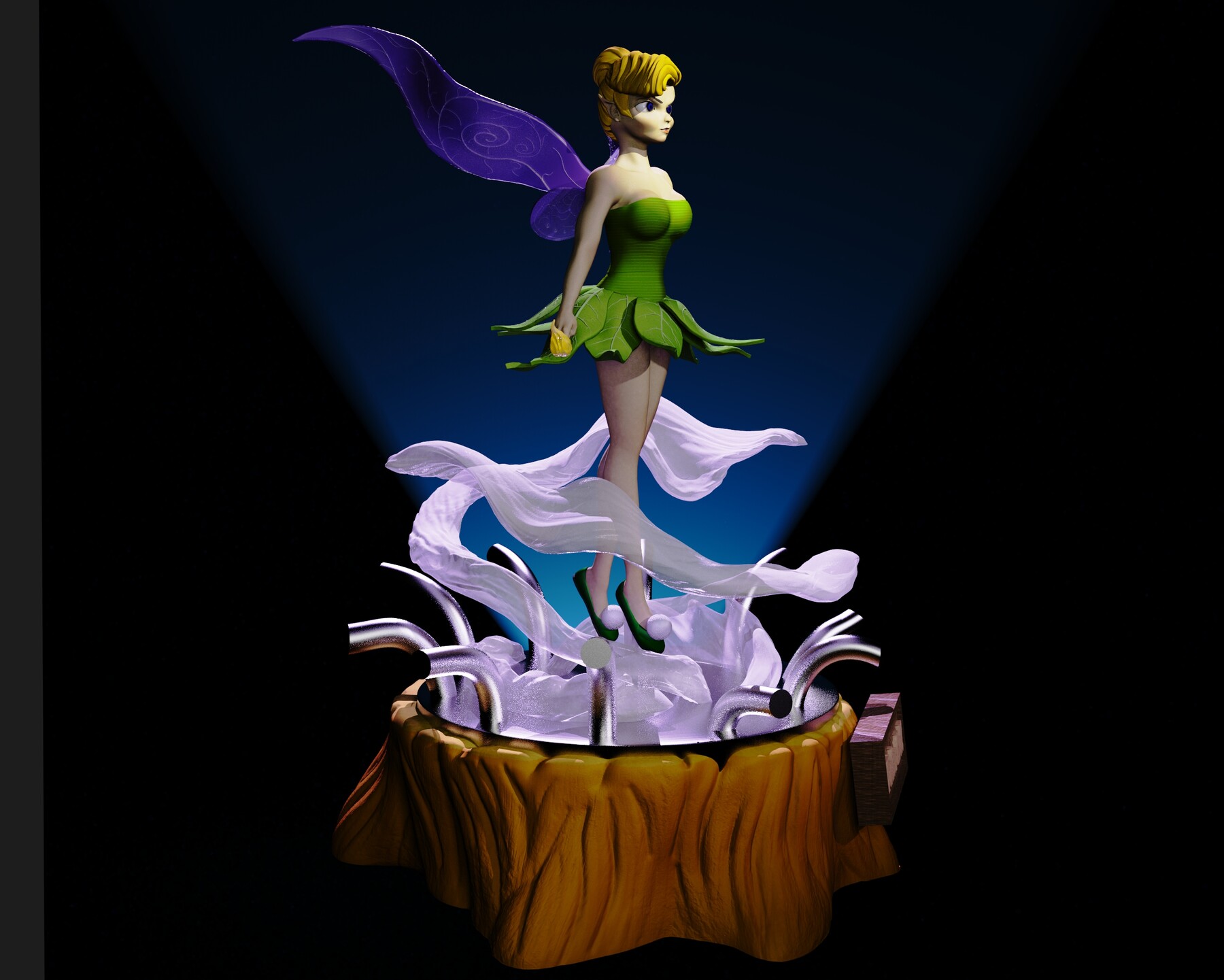 ArtStation Tinker Bell 3D print Model Resources